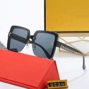 Designer sunglasses for Women too Frame Letters Fashion Trend Brand Sunshade Mirror for Men UV400 Aviator Sunglasses 5 colors available high quality