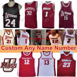 Custom 2020 Umass Minutemen كرة السلة Jersey NCAA College Sean East Tre Mitchell T.J. أسابيع كارل بيير سامبا ديالو كيون كليرجوت