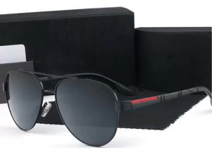 Luxuriöse ovale Sonnenbrille für Herren, Designer-Sommerbrille, polarisierte Brille, schwarze Vintage-Sonnenbrille, übergroße Sonnenbrille für Damen, männliche Sonnenbrille mit Box