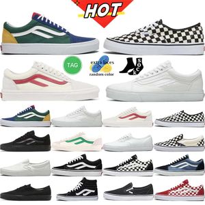 shipping shoes chinese school shoes designers old skool casual skateboard shoes black white mens womens fashion outdoor flat size 36-44