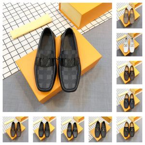 2023 En İyi Marka Lüks Vintage Loafers Erkek Ayakkabı Metal Dekorasyon Timsah Porlar İşletme Erkek Tasarımcı Slip Olmayan Gelinlik Deri Ayakkabı Boyutu 6.5-12