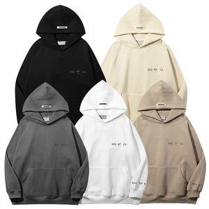 5 Cores Designer Hoodie Essentials Moletons Mens Hoodies Mulheres Pulôveres Top Quality Ladys Sweater Hip Hop Oversized Jumpers Highend Quente Hoody Asiático S-XL