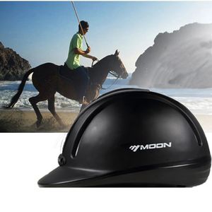 Capacetes de equitação Capacete equestre adulto ajustável 56-62cm Capacete de equitação Homens Mulheres Boné de equitação Protetores de corpo equestre respiráveis M / L 231202