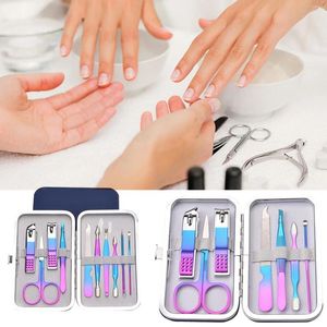 Nail Art Kits 10/12/15 Pcs Manicure Cutters Clipper Set Stainless Steel Ear Spoon Clippers Pedicure Tool