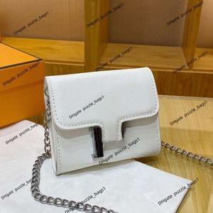 Women's luxury handbag Designer Crossbody Bag wallet Metal button switch small square bag Fashion versatile chain single shoulder messenger bag factory sales