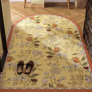 New Product New Chinese Style Leather Doormat for Household Use Can Be Wiped and Washed Cut Arbitrarily Non Slip Floor Mat Kitchen Carpet