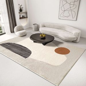 Moderne minimalistische Morandi Farbe Wohnzimmer Teppich verdickt Plüsch Sofa Nachahmung Kaschmir Haushalt Schlafzimmer Nachttisch Matte