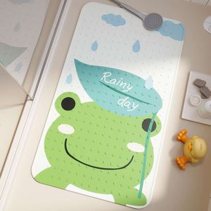 Ins Cartoon Bathroom Non Slip Floor Mat Foot Suction Cup Waterproof Shower Room Bathtub Pvc