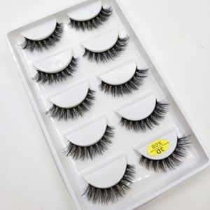 False Eyelashes 10/50 Boxes 5 Pairs Natural 3D Mink False Eyelashes Makeup Eyelash Fake Eye Lashes Faux Cils Make Up Beauty Wholesale 231128 231202