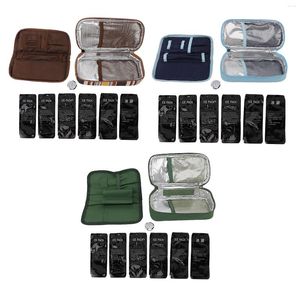 Storage Bags Pen Carrying Case Cooler Travel PU Insulated Diabetic Bag Portable Cooling With