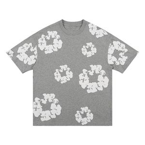 デザイナーメンズTシャツフローラルグラフィックハラジュクTシャツストリートウェアの女性Tシャツ春と夏のトップスティー