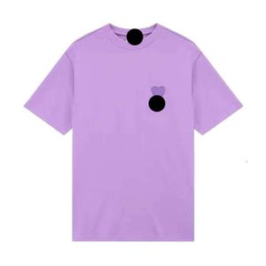 Tasarımcı T Shirt En Kalite İlkbahar/Yaz Yeni İşlemeli Şeftali Aşk Kısa Kollu UNISEX Moda Marka Gevşek Çift Stil