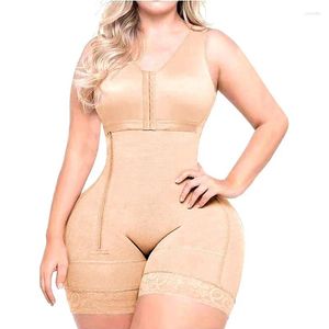 Kvinnors shapers afrulia fajas colombianas girdles body shaper midje tränare bulifter bantning underkläder bodysuit mantel korsett sexig