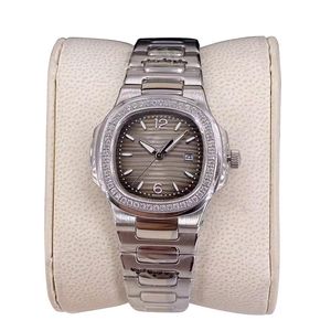 الساعات PH32 و PH47 نساء 33 مم حركة الكوارتز التقويم الفولاذ المقاوم للصدأ مشاهدة Master Designer Wristwatch Female Diamond Wristwat247i