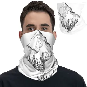 Halsdukar Diamond Range Bandana Neck Gaiter Printed Mountains Handing Parks Mask Scarf Multi-Use Cycling Outdoor Sports Unisex