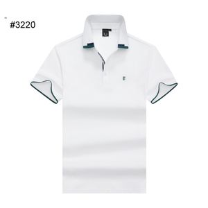 2023 Herren-Polohemden, modische T-Shirts, klassisch, mehrfarbig, Revers, kurze Ärmel, plus Stickerei, Business-Casual, Baumwolle, atmungsaktiv, lässige Alligatorhemden