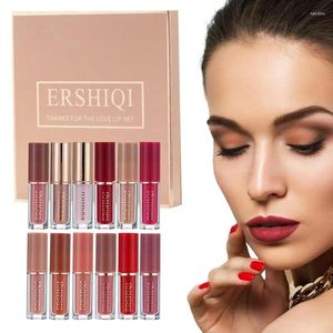 Lip Gloss Makeup Kits Waterproof Non-Stick Cup Beauty Products For Care Dating Home Working Shopping Gathering