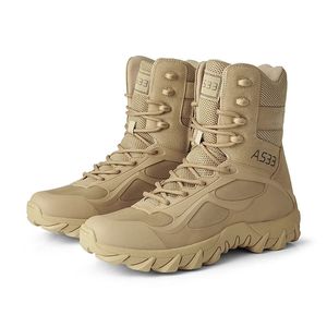 Boots Men Tactical Army Mens Military Desert Waterproof Work Safety Shoes Climbing Hiking Ankle Outdoor 231204