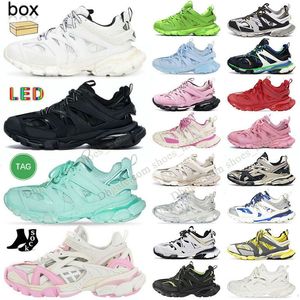 Designer-Schuhe Balencigalies Tracks LED Casual Schuhe mit Box Mens Frauen Luxus Balencia Track 3 3.0 2.0 Sneaker Tess.S. Gomma Trainer Nylon White Blood Trainer