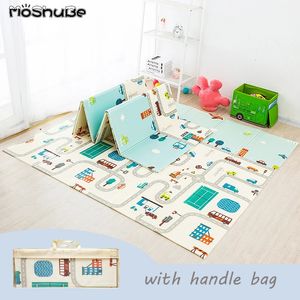 Cobertores Tabilizando o bebê dobrável Baby Play Mat Xpe Puzzle Educational Children's Carpet no berçário Bornbing Pad Kids Rapess Games Toys 231204