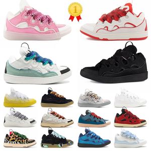 Lyxmärke lavins läder trottoarkant sneakers designer skor män kvinnor extraordinär avslappnad sneaker kalvskinn gummi nappa plattform ensam lavina herrskor tränare