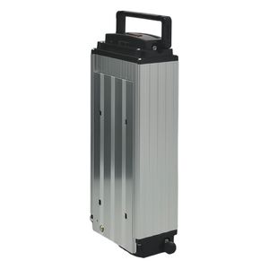 PELLEC BATTERI 36V 48V E-BAKEDBATTERY PANNIER RACK Batterie för 26-28 tum skivbroms V-broms bakre hjulcykel Mifa, Aldi, profet, Rex