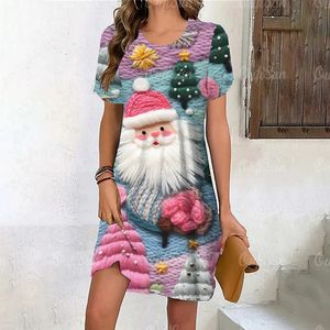 アーバンセクシードレスクリスマスプリント女性ミニドレスエレガントな美しい鉛筆スカートファッションセクシーな女性イブニングドレスクリスマスギフト女の子231204
