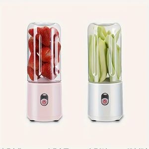 1pc, 16.91oz Electric Smoothie Blender Bottle, Household Multi Functional Mini Fruit Juicers Mixer Electric Commercial Mini Juice Blender Personal Usb Juicer Maker