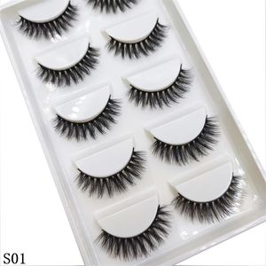 False Eyelashes VIP Custom Made 100/200/300 Boxes Eyelashes Natural Thick False Eye Lashes Mink Lashes Soft Fake Eyelash Wispy Makeup Cilios 231202