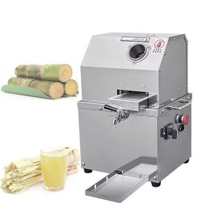 Kommersiell sockerrör juicer automatiskt rostfritt stek stationära sockerrörsmaskin cane juice squeezer cane crusher