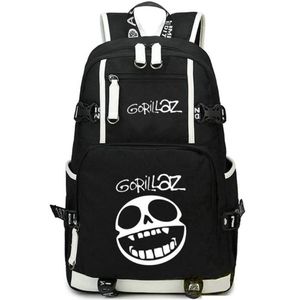 حقيبة الظهر Gorillaz Demon Days Daypack Rock Band Schoolbag Design Design Rucksack Satchel School Bag Computer Day Pack227J