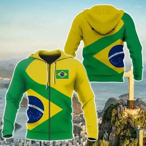 Мужские толстовки с флагом Бразилии, женская модная толстовка с эмблемой, детские толстовки с длинными рукавами, бразильские мужские пальто, свитшоты для девочек