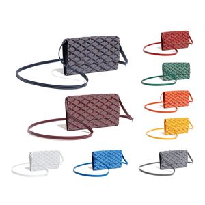 Luxo varenne bolsas de couro ombro designer sacos senhora titular do cartão chave caso passaporte mens sling sacos mulheres carteira preta bolsa longo titular do cartão cross body bag