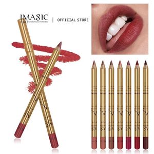 Карандаши для губ IMAGIC 8ColorsKit Lip Liner Pencil Nude Matte Lip Liner Увлажняющий водонепроницаемый стойкий макияж Профессиональный инструмент для подводки губ 231204