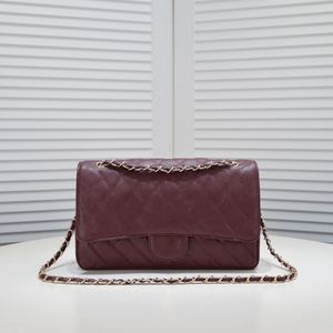 Dupla camada de alta qualidade designer de luxo bola padrão sólido prata ou corrente de ouro alça de ombro 1113 bolsa de ombro bolsa crossbody carteira clássica