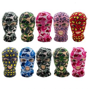 Beanie Skull Caps Tactical Mask 2 3 Hole Full Face Ski Winter Balaclava Helmet 964a 231204