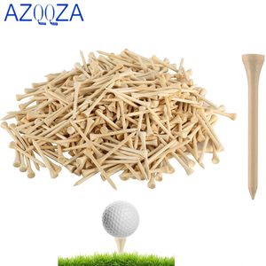 Camisetas de golfe 100/300 peças, camisetas de golfe, suporte de bolas de golfe de bambu, 3 tamanhos 54mm 70mm 8madisponível que camisetas de madeira, dropshipping 231204