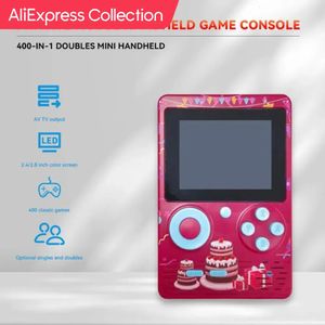 Tragbare Game-Player 400 IN 1 Retro-Videospielkonsole Handheld-Game-Player Tragbare Pocket-TV-Spielekonsole AV-Ausgang Mini-Handheld-Player für Kinder Geschenk 231204