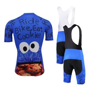 Klassiska Dookies Bike Wear Men Cycling Jersey Set Blue Go Pro Team Cycling Clothing Gel Hateble Pad Mtb Maillot Ciclismo Triathl270s