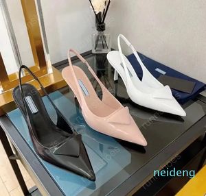 Lüks markalar deri sandalet ayakkabıları yüksek topuklu ayakkabılar pop stiletto topuk çıplak siyah kırmızı pompalar gladyatör sandalias yürüyüş partisi düğün kutu