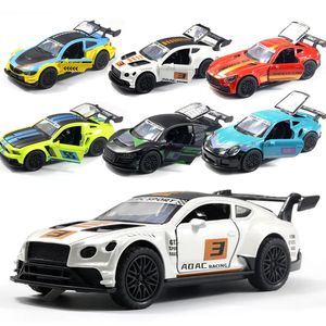 Aircraft Modle 1 36 Diecast Alloy Car Model Metal Pull Back Simulation Toy Boy Sports Ornament med för att öppna Door Presentbilleksak 231204