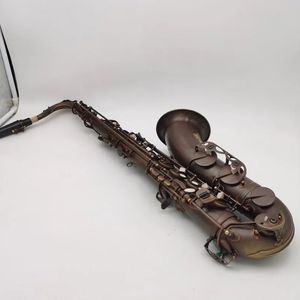 2023 Ny antik koppartenorsaxofon BB Tune Musical Instrument Professional Performance