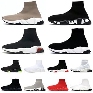 luxury deisgner sock shoes for mens traines outdoor shoes all black white graffiti green blue pink clear sole luxurys running shoe women men sports sneakers
