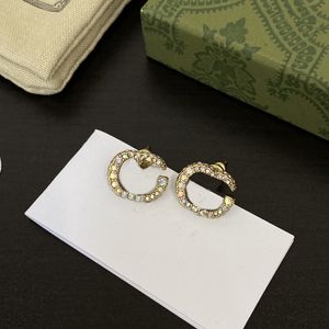 Top Pearl Earrings for Woman Diamond Earrings Charm Luxury Designer Earrings Design Jewelry Supply