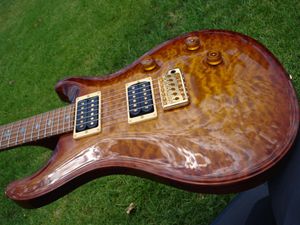 Hot sell good quality Electric Guitar 2005 Custom 24 Artist Package Quilt Ten 10 Top Birds Wide Thin Neck - Musical Instruments