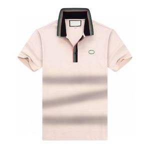 Camisas de desenhista para homens roupas polo camisa luxo 2023ss letras de verão casual verão manga curta respirável generoso mens moda tshirt roupas ásia tamanho m xxxl