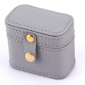 Aufbewahrungsboxen Handgefertigte Reise-Organizer-Box mit Twill-PU-Leder und weichem Fleece-Material für Valentinstag-Weihnachtsgeschenk