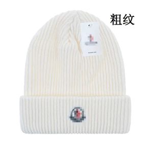 New Knitted Hat Fashion Letter Cap Popular Warm Windproof Stretch Multi-color High-quality 2023 Beanie Hats Personality Street Style Couple Headwear High quality