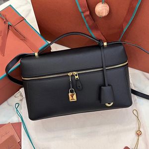 8A high quality tote bag designer woman handbag LP27 Genuine Leather luxury crossbody bag zipper Makeup bag Lunch box bag purse wallet