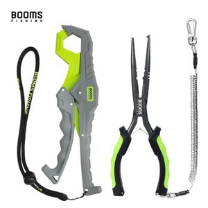 Fishing Accessories Booms Fishing F03 Pliers Fish Gripper Set Long Nose Hook Remover High-Carbon Stee Line Cutter Scissors with Lanyard Fishing Tool 231204